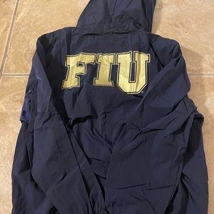 NWT Victoria's Secret PINK FIU PANTHERS Anorak Long Jacket
